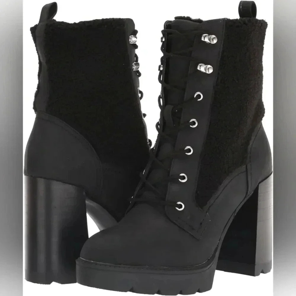 DV by Dolce Vita *Dixy* Black‎ High Heel Ankle Boots Women's 8.5 NWOB